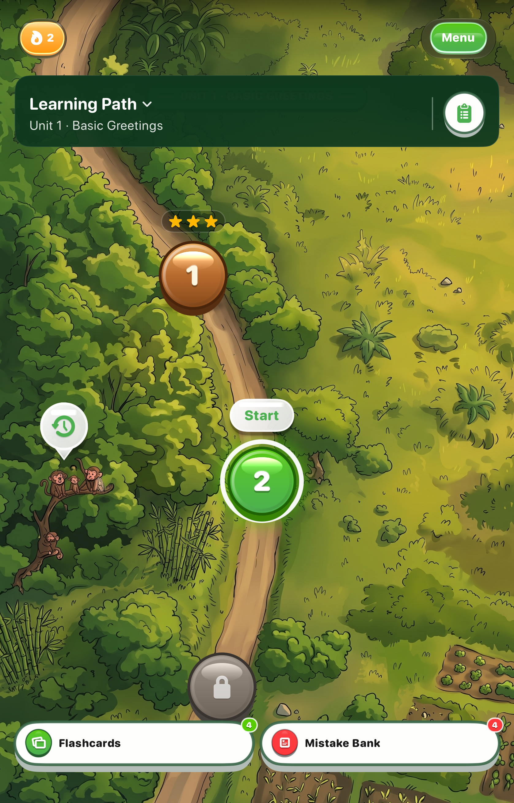ForroVivo guided learning path and lesson progression